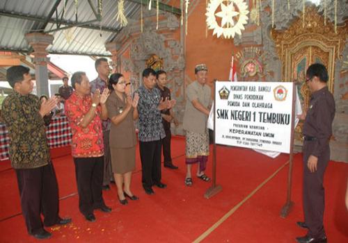 Peresmian SMK Kesehatan Negeri 1 Tembuku