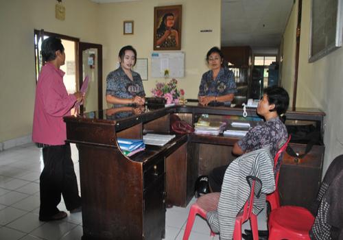 Suasana Kantor Disdikpora Bangli
